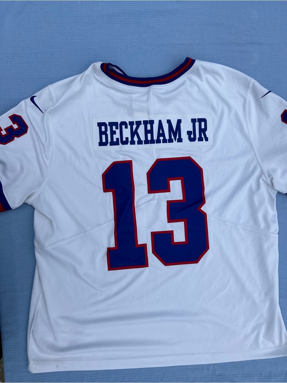 Nike White New York Giants #13 BECKHAM JR. Football Jersey - Picture 9 of 11